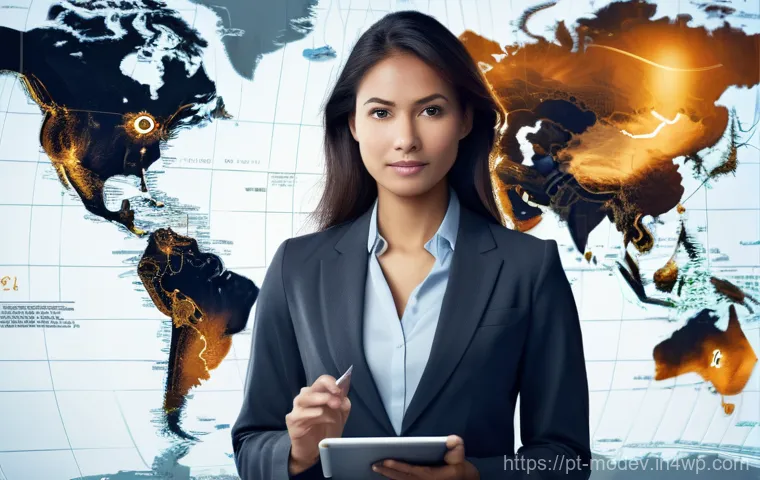 시장 기회 평가 모델의 변동성 분석 - **Prompt:** A dynamic, high-definition image featuring a determined female financial analyst, around...