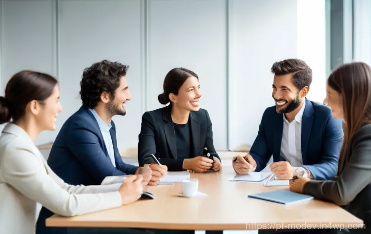시장 기회 평가 모델의 전문가 팁 - **Prompt:** A diverse team of four professionals (two men and two women, all appearing to be in thei... 시장 기회 평가 모델의 전문가 팁 - **Prompt:** A diverse team of four professionals (two men and two women, all appearing to be in thei...