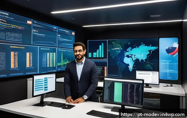 시장 기회 평가 모델에 적합한 소프트웨어 소개 - A sleek modern office environment with a diverse team of professionals analyzing real-time market da...