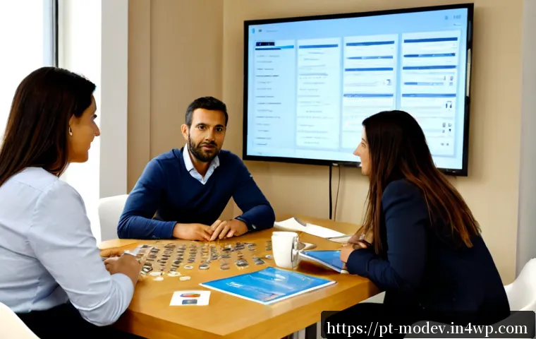 Home 17 시장 기회 평가 모델의 조직 내 도입 전략 - Photorealistic corporate strategy workshop in a modern Lisbon office, diverse Portuguese business te...